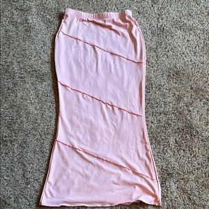 SHEIN Asymmetrical Pink Skirt